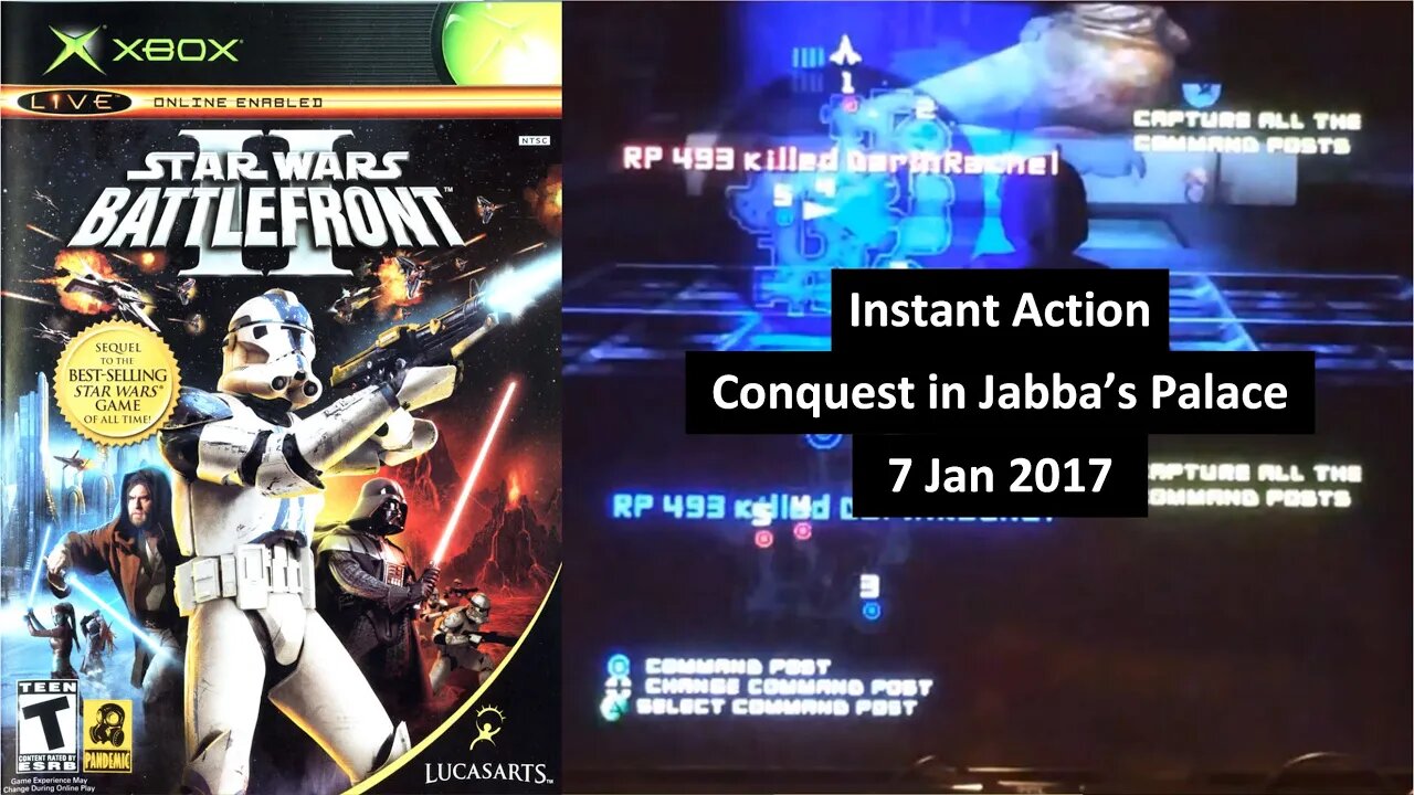 7 Jan 2017 - Conquest in Jabba's Palace - Star Wars: Battlefront II - 2pss - Instant Action GCW