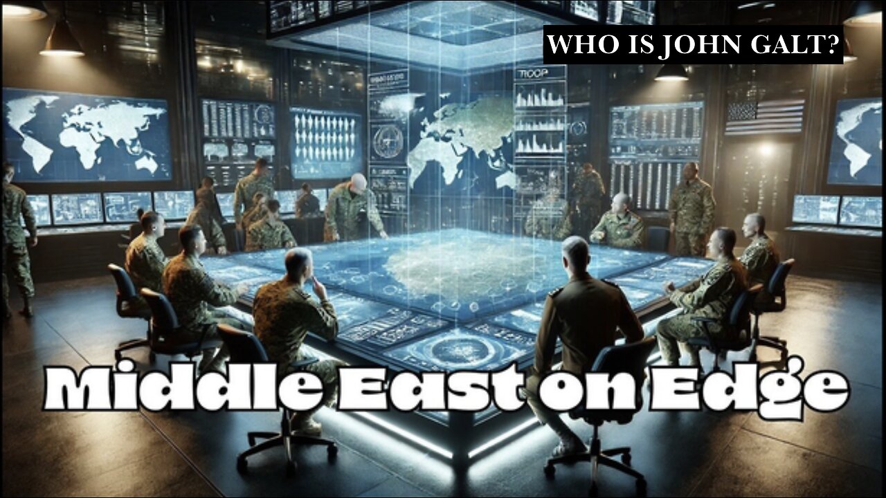 MONKEY WERX SITREP- Middle East ON EDGE. TY JGANON, SGANON, JUANOSAVIN, CLIF HIGH