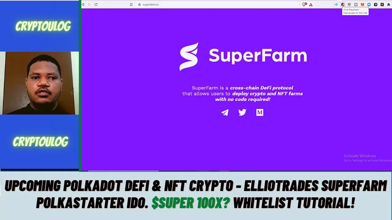 Upcoming Polkadot DEFI & NFT Crypto - Elliotrades SuperFarm Polkastarter IDO. $SUPER 100X?