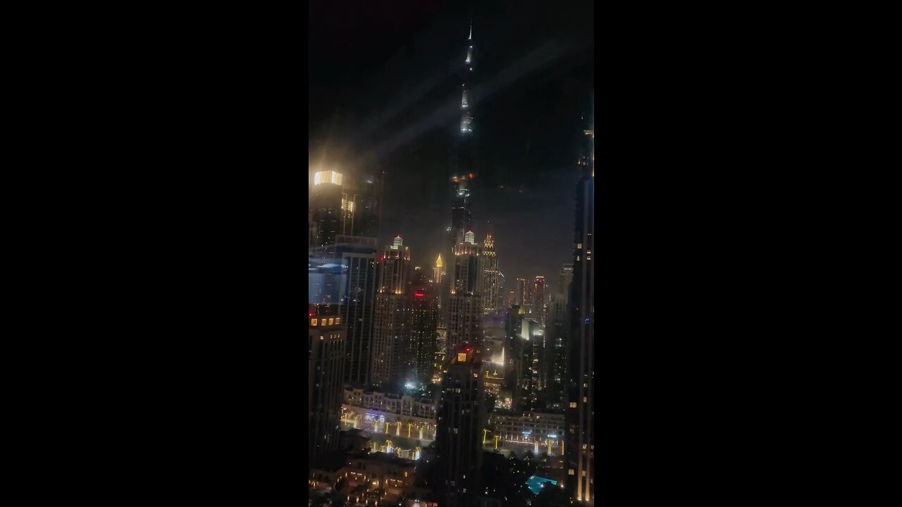 Dubai night view