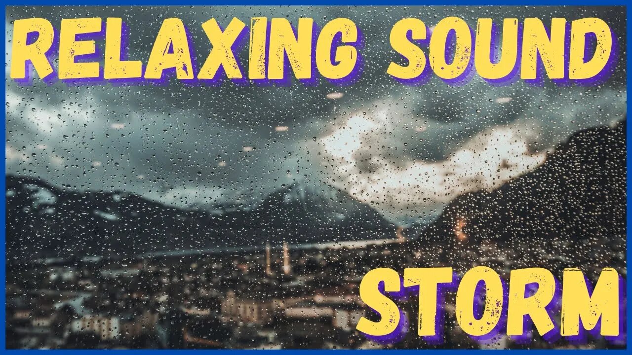 Sound asleep immediately! Noise of rain on the roof! Fall asleep, rest, meditate, pray, and study!