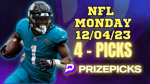 PRIZEPICKS | BEST PICKS WEEK 13 #NFL MONDAY | 12/04/23 | PROP BETS | #BESTBETS | #FOOTBALL | TODAY