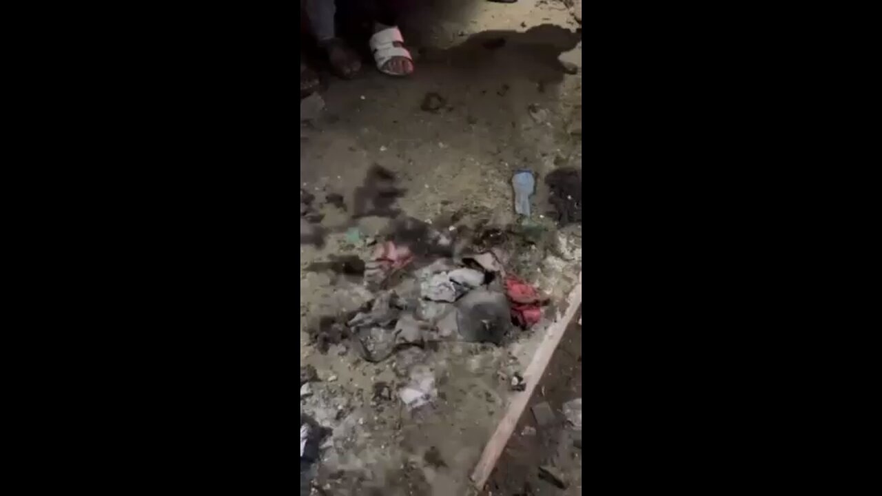 Bodies burned in GAZA where the IDF did a air strike in rafah where it’s supposed to be safe
