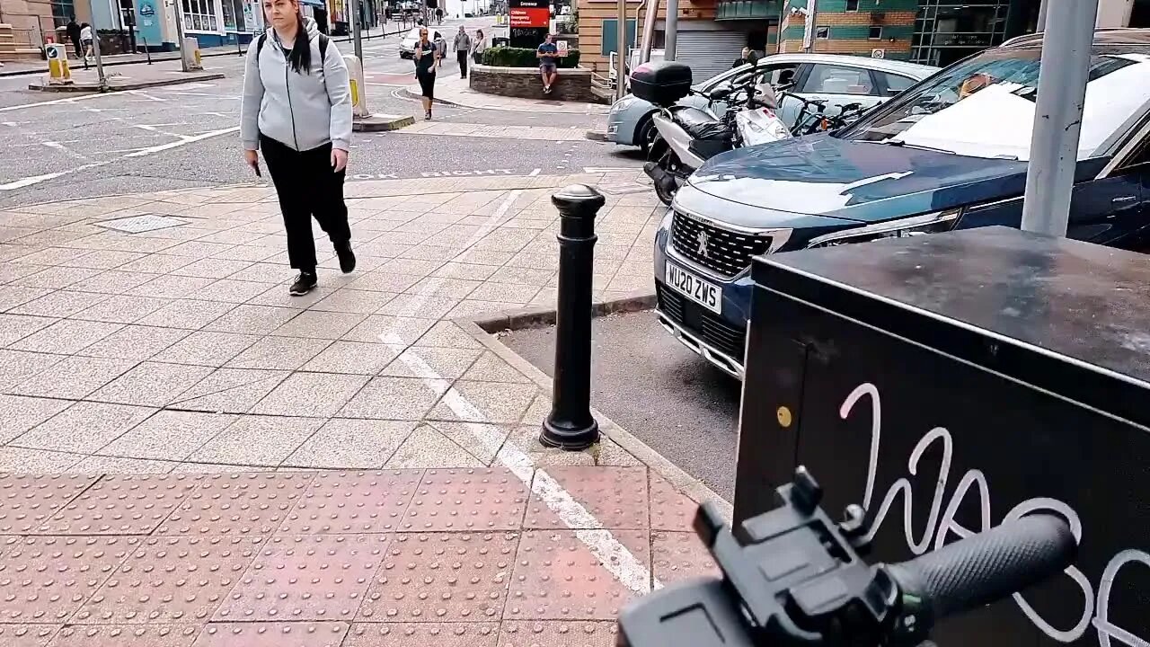 Hospital Cancer check up Journey home by scooter