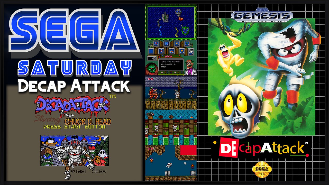 SEGA Saturday - Decap Attack (Playthrough)