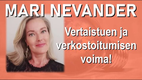 ATOMIstudio: Mari Nevander - Vertaistuen ja verkostoitumisen voima! 26.01.22