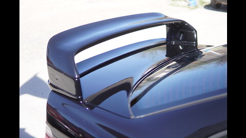 BMW E36 M3 trunk repair and refinish