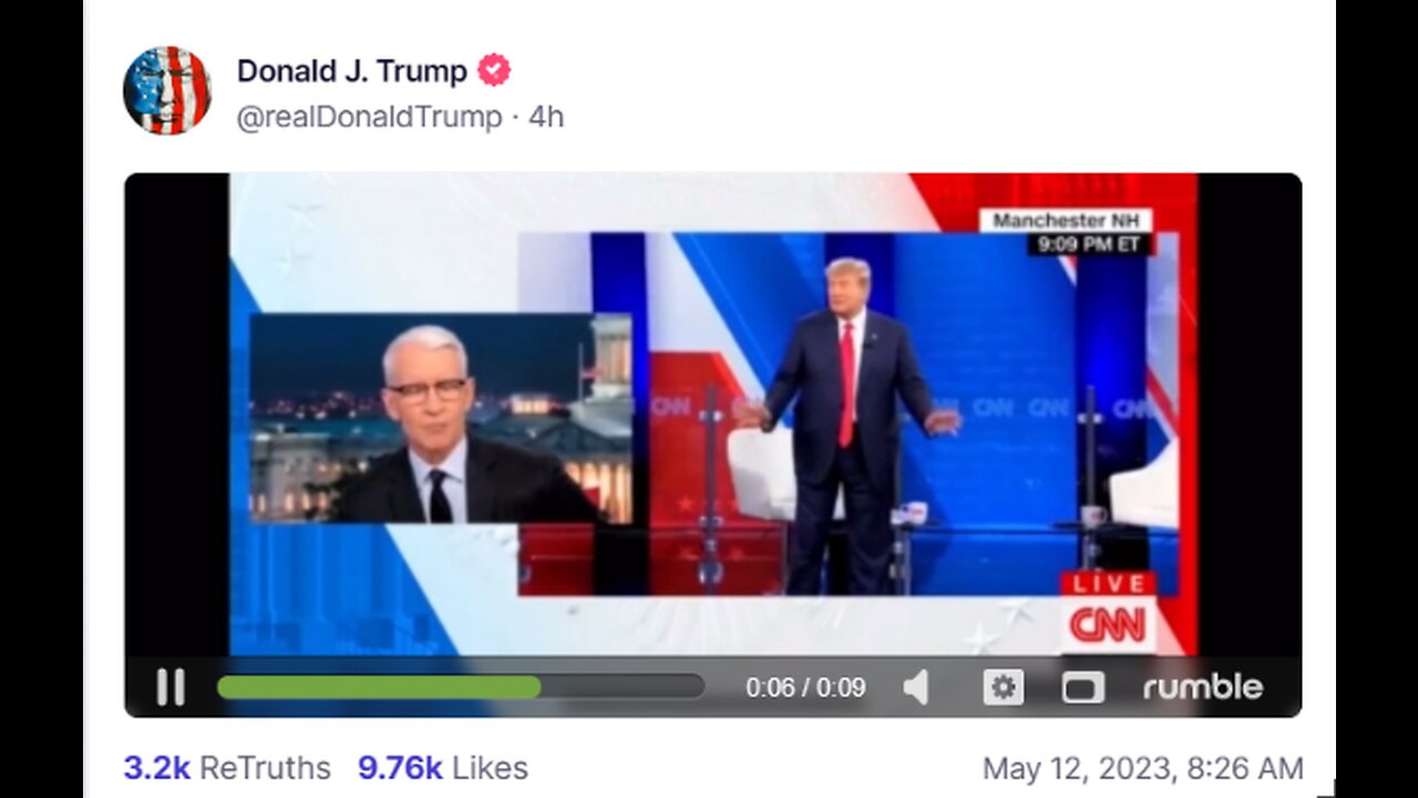 JUST IN: Trump’s most recent Truth Social post.. 🤣 🤣 🤣