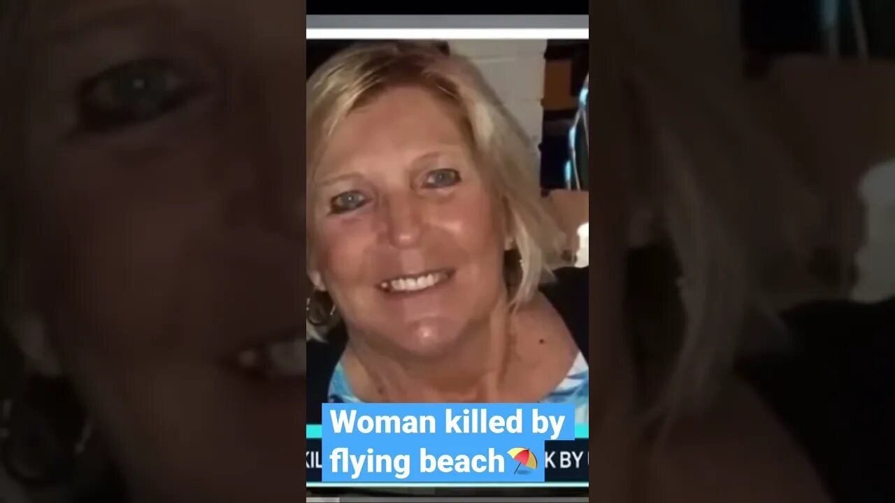 Beach Umbrella kills woman in SC #shorts