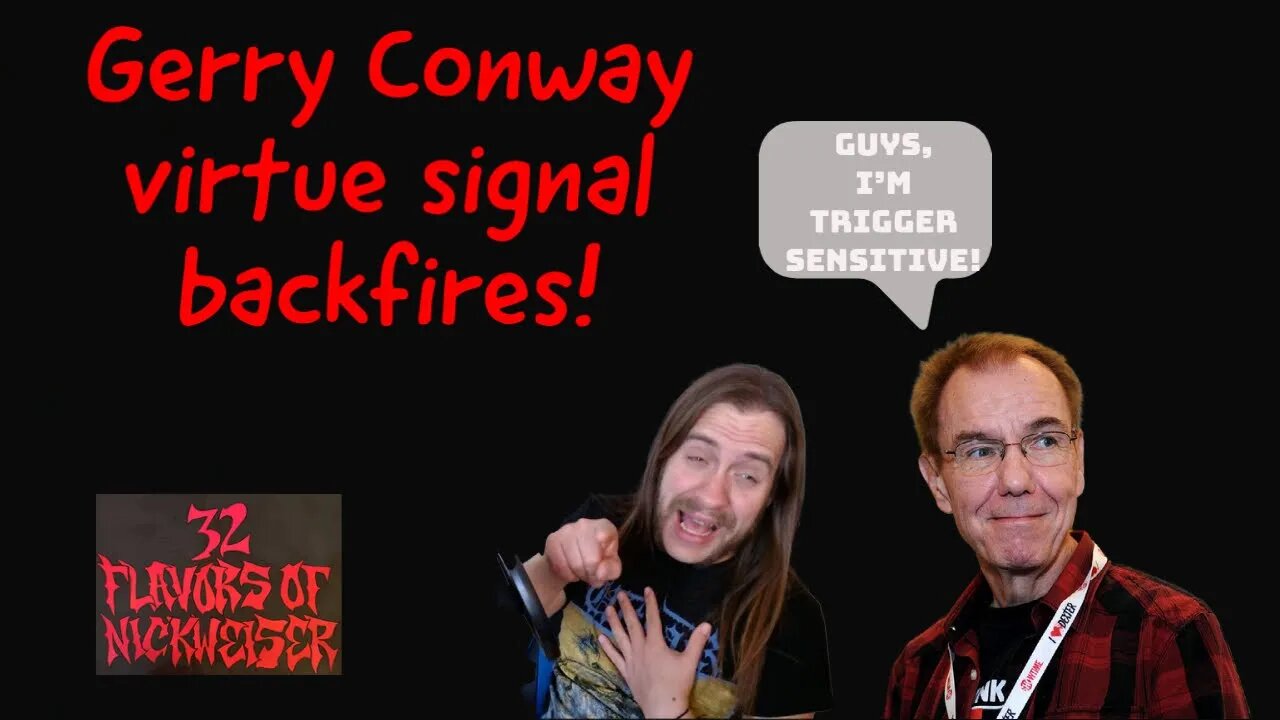 Comic writer Gerry Conway virtue signals and it backfires!