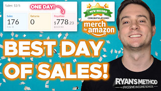 MY BEST DAY EVER ON AMAZON MERCH! 🙌