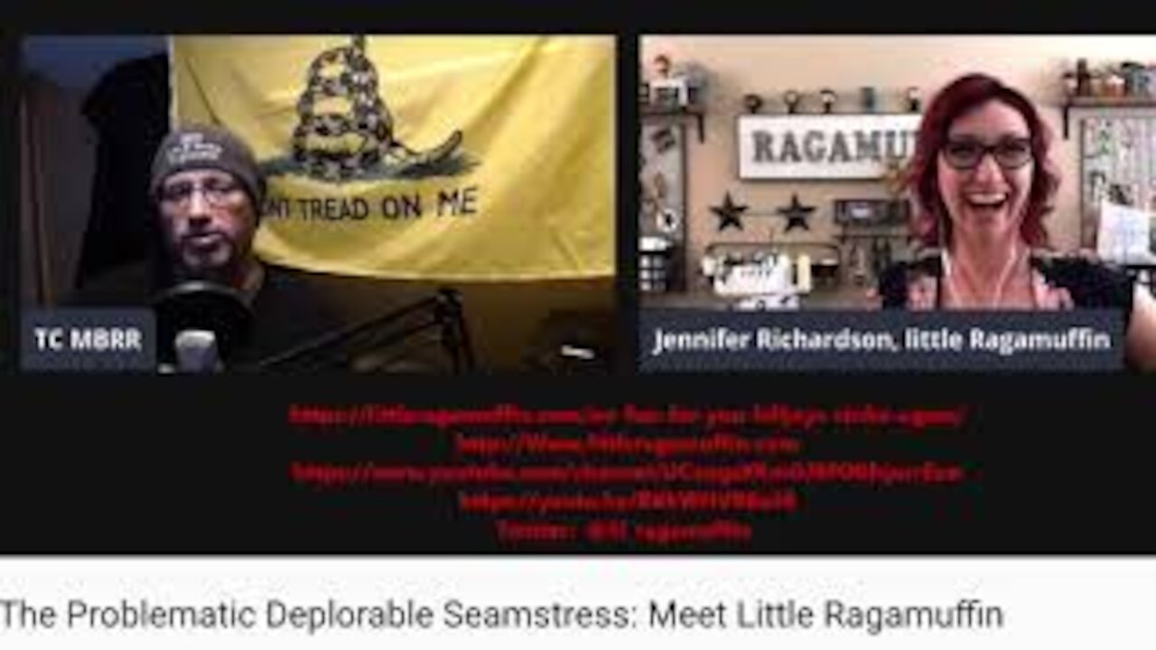 Minnesota Black Robe Regiment chats with me, little Ragamuffin (Short Clip)