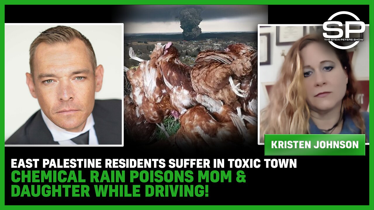 East Palestine Residents Suffer In TOXIC TOWN CHEMICAL RAIN POISONS Mom & Daughter While Driving!