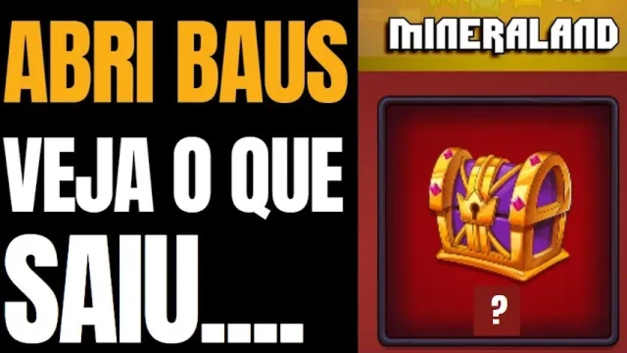 MINERALAND NÃO ERRE NO MINT DOS SEU DIGGERS TAXAS E FARM
