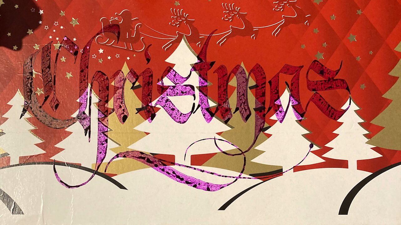 Christmas Calligraphy Callivember 99