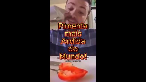 Vi na Net: A pimenta mais ardida do mundo!