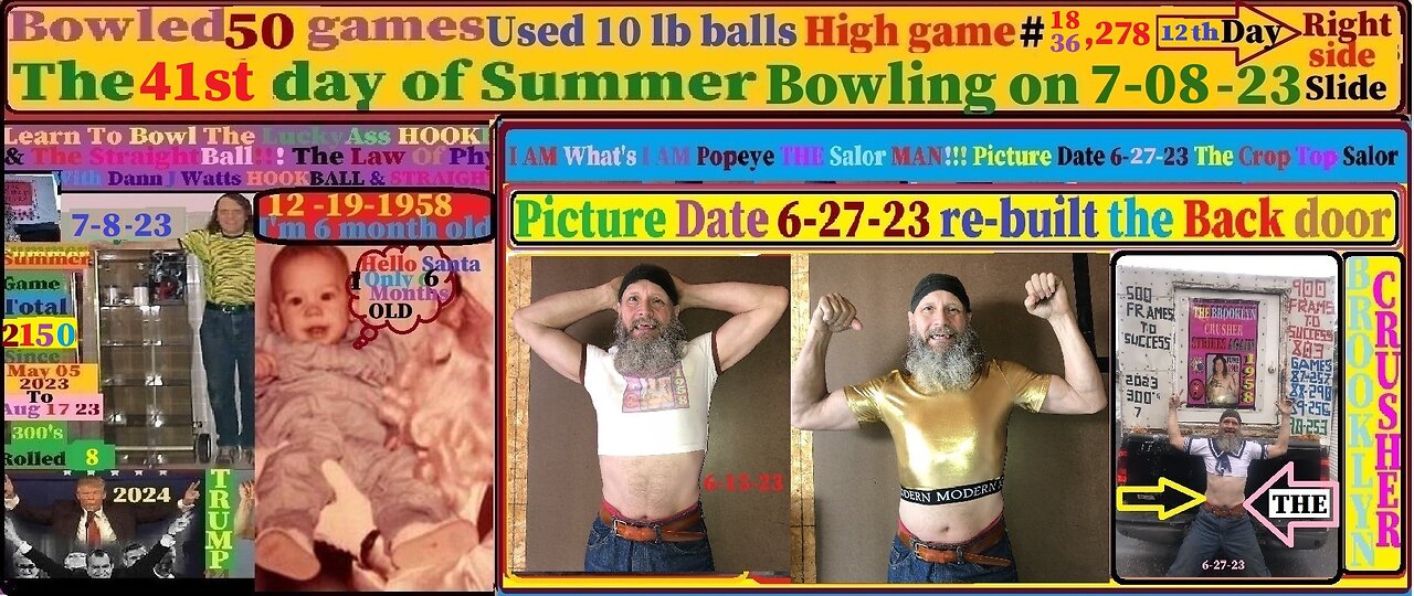 2150 games bowled become a better Straight/Hook ball bowler #164 with the Brooklyn Crusher 7-8-23