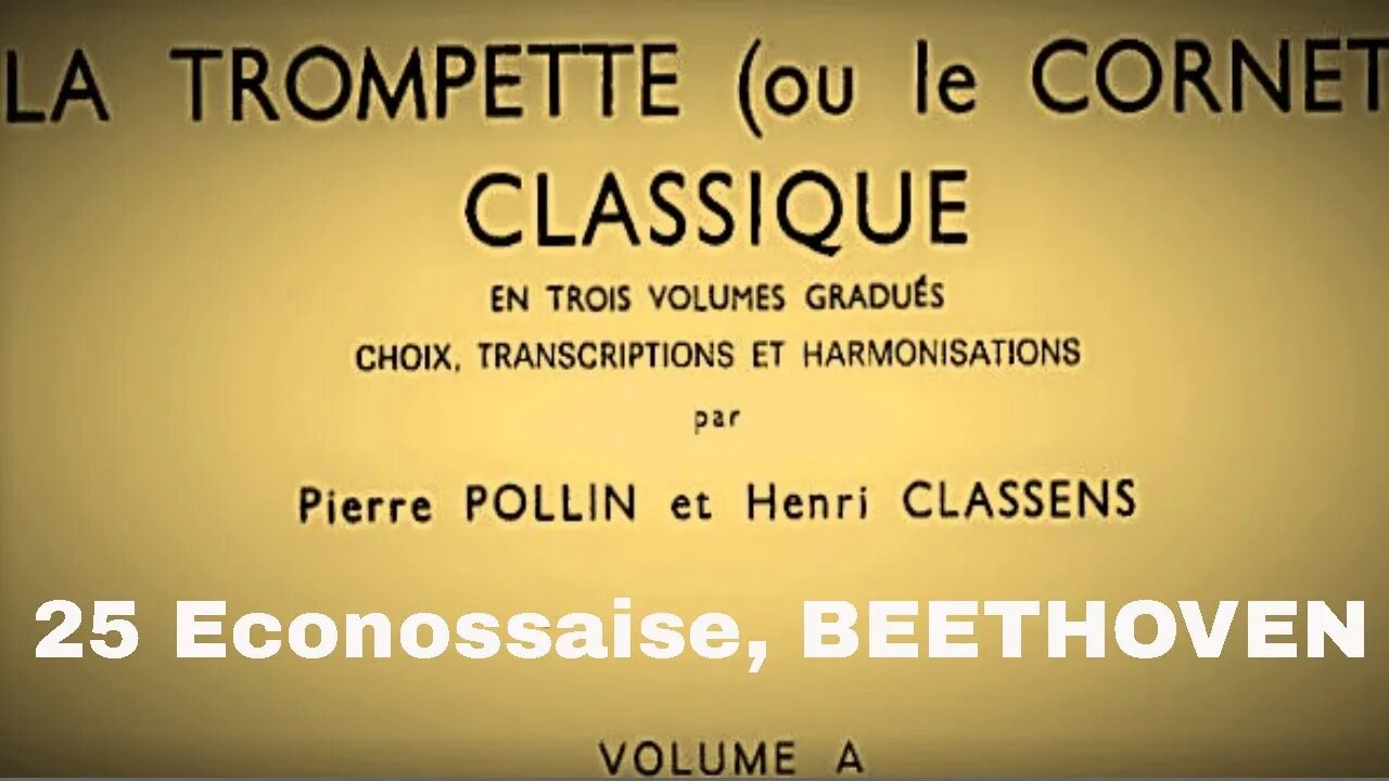 La Trompette Classique Volume A - 25 ECOSSAISE No 2 BEETHOVEN