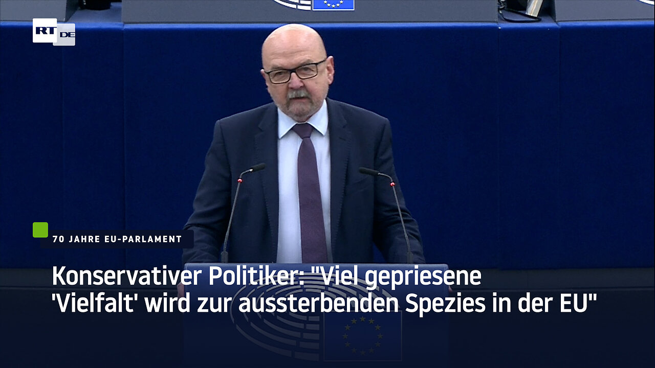 Konservativer Politiker: "Viel gepriesene 'Vielfalt' wird zur aussterbenden Spezies in der EU"