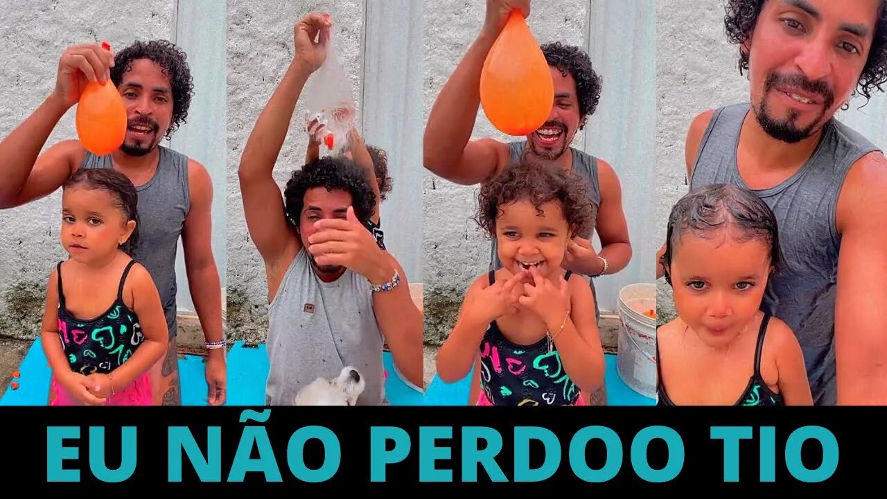 ANDRIELLY FAZ PROVA DE BALÃO DE BEXIGA COM O TIO E MOSTRA A SUA ESPERTEZA TURMA CARLINHOS MAIA