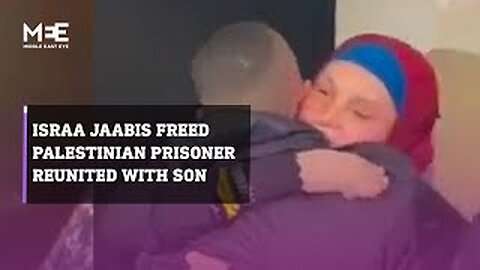 Freed Palestinian prisoner reunites with her son