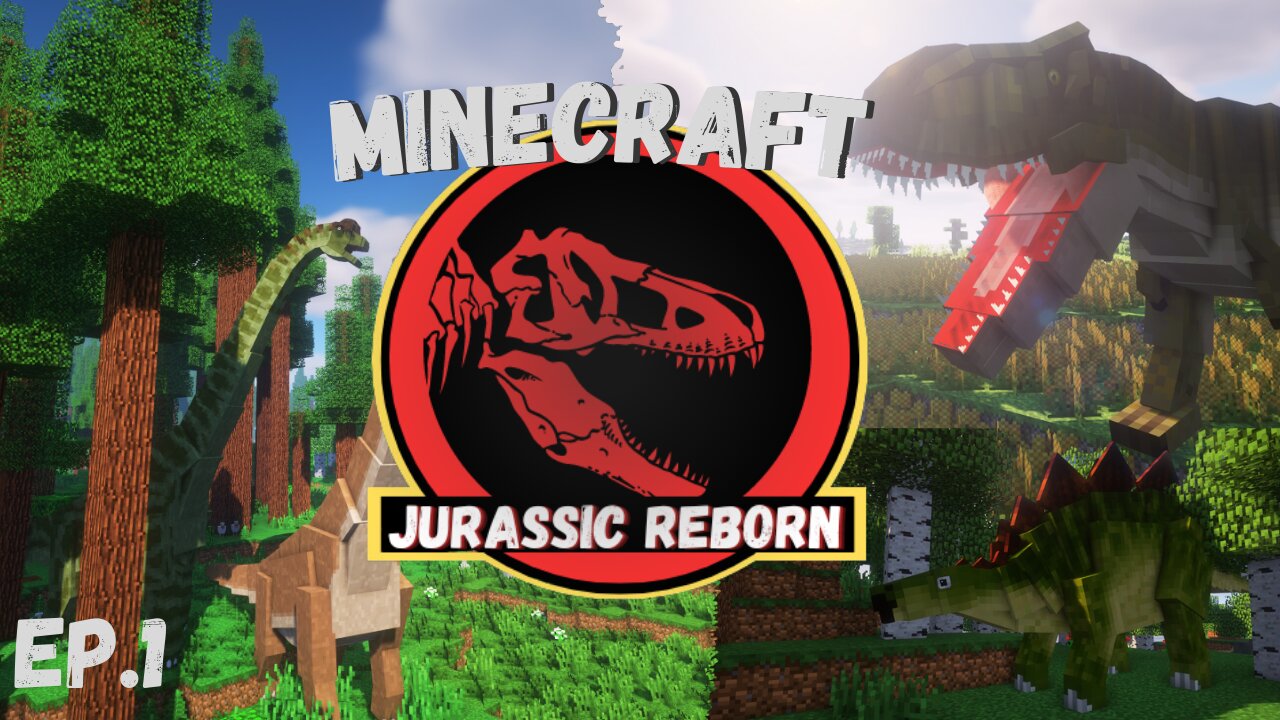 Jurassic Reborn: Minecraft modded Let's Play EP. 1 “The basics”