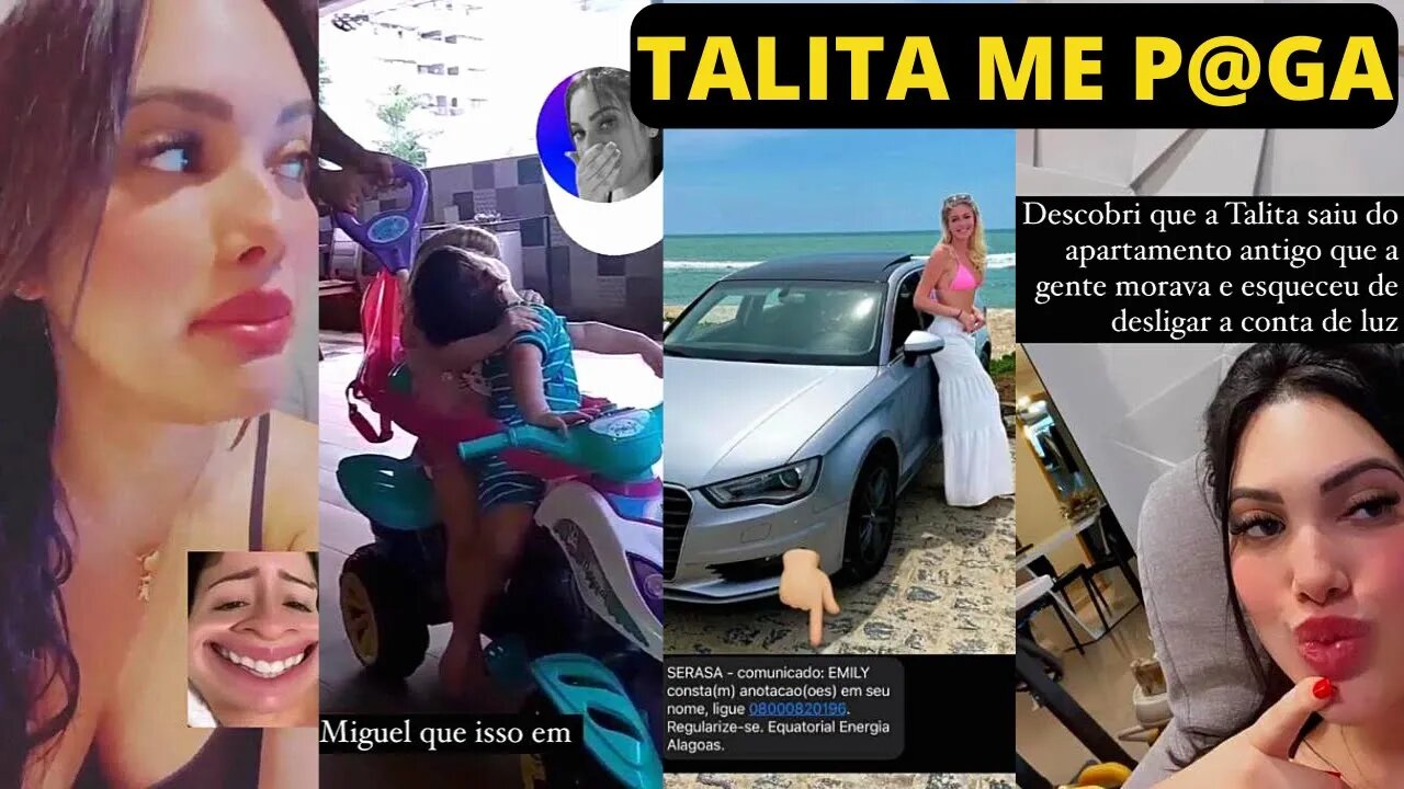 EMILY GARCIA ESCREVEU 🤬🤬A TALITA ME PAGA E PRA COMPLETAR VIREI SOGRA