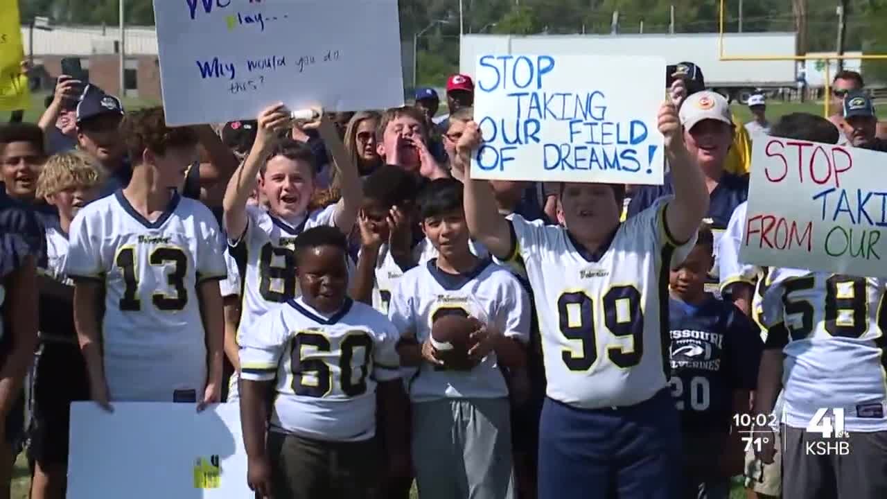 Youth football team's field vandalized