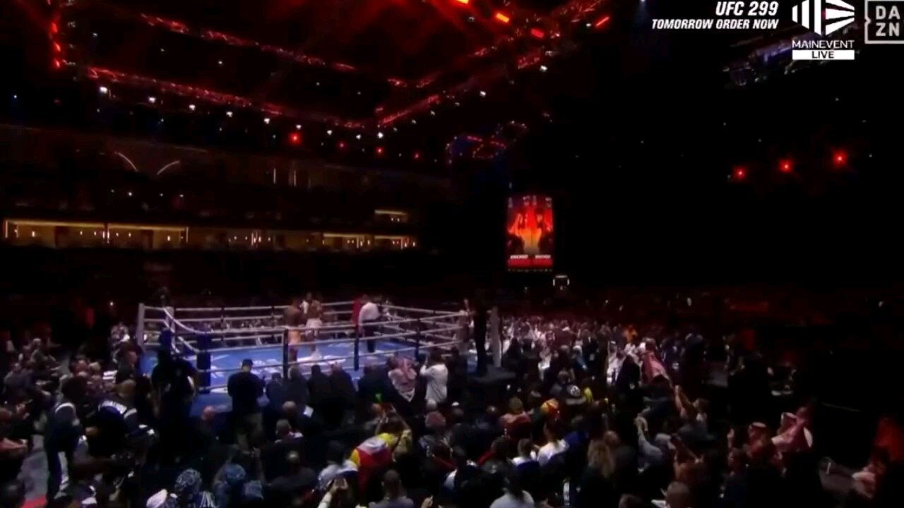 THE FIGHT BETWEEN ANTHONY JOSHUA VS FRANCIS NGANNOU #everyone