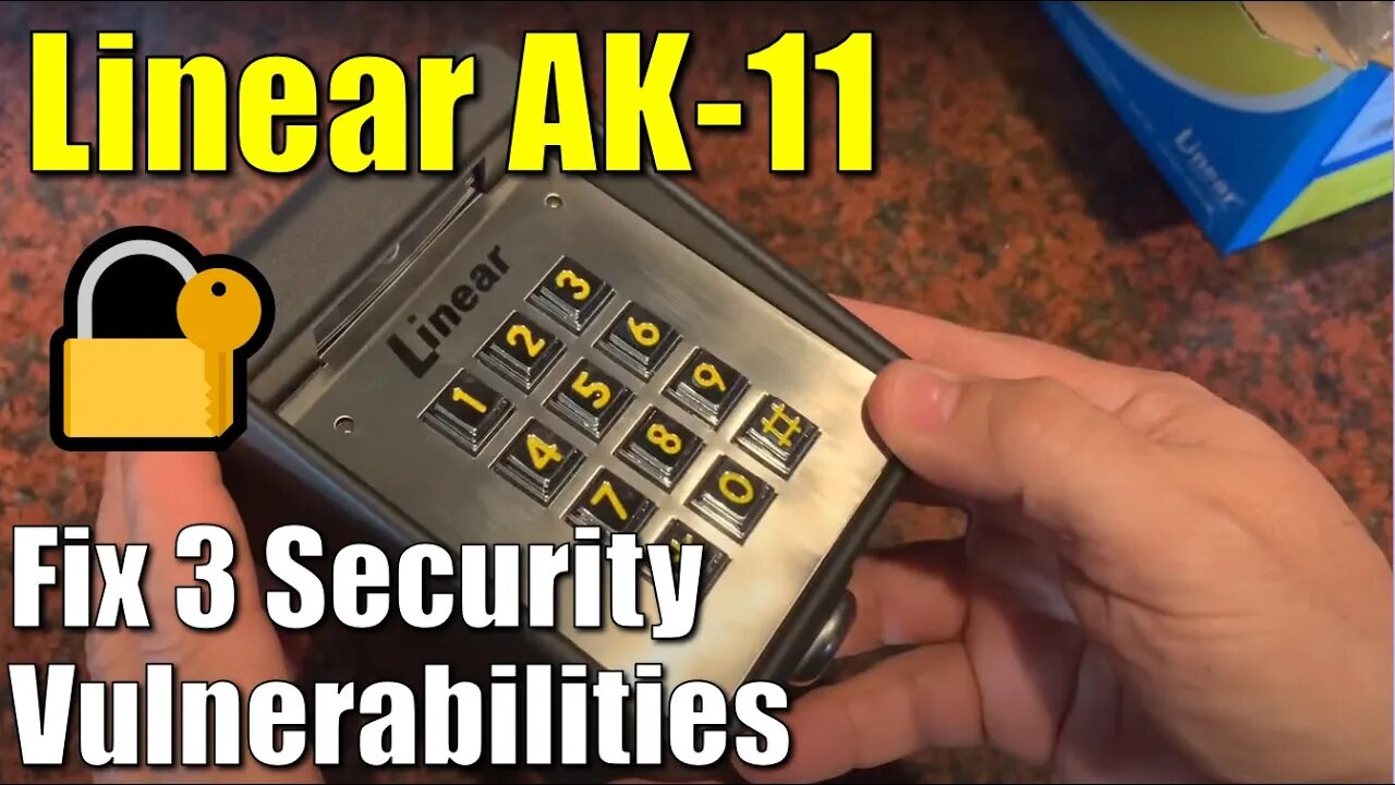 ✅ Linear AK-11 Keypad ● Security Flaws! How to Protect When Installing On Your Gate!