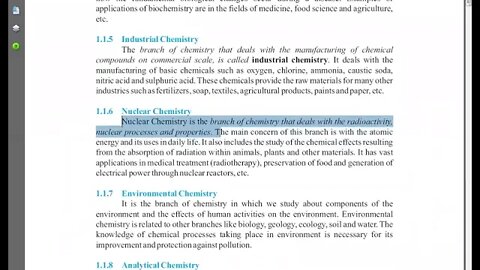 8th Chem Branches of chemistry Lec 2
