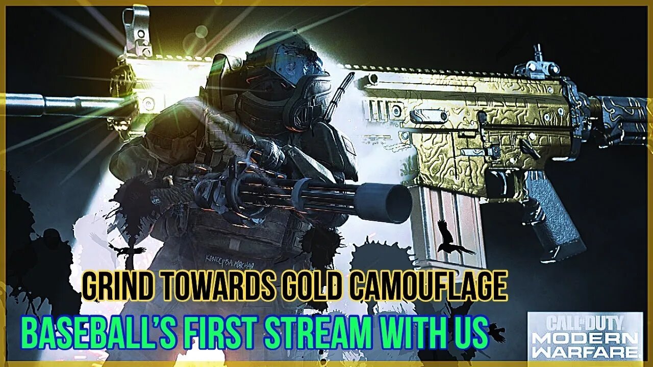 Late night stream grind for gold camo