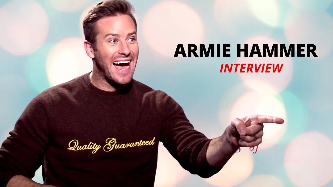 Armie Hammer reacts to question about feminism