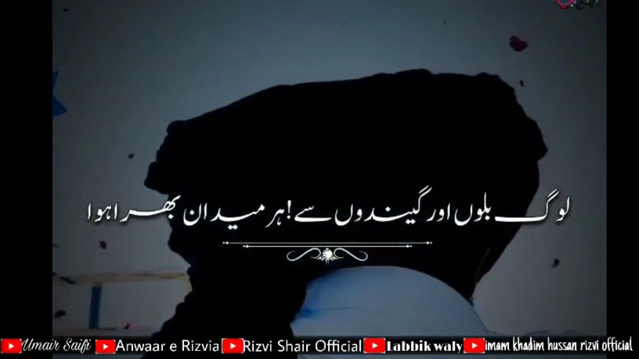 saad rizvi status || allama saad hussan Rizvi Byan today || #rizvishairofficial #umairaftab