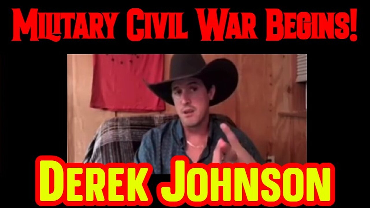 NEW Derek Johnson BOMBSHELL: Military Civil War Begins!