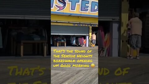 Seaside heights boardwalk I live where you vacation #youtubeshorts #jerseyshore #boardwalk #seaside