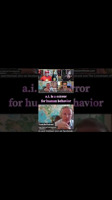 The same way a dolphin recognizes itself in a mirror so to do we see ourselves in a.i.