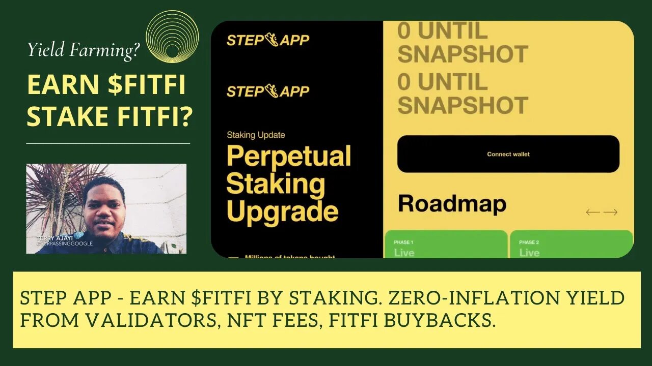 Step App - Earn $FITFI By Staking. Zero-Inflation Yield From Validators, NFT Fees, FITFI Buybacks.