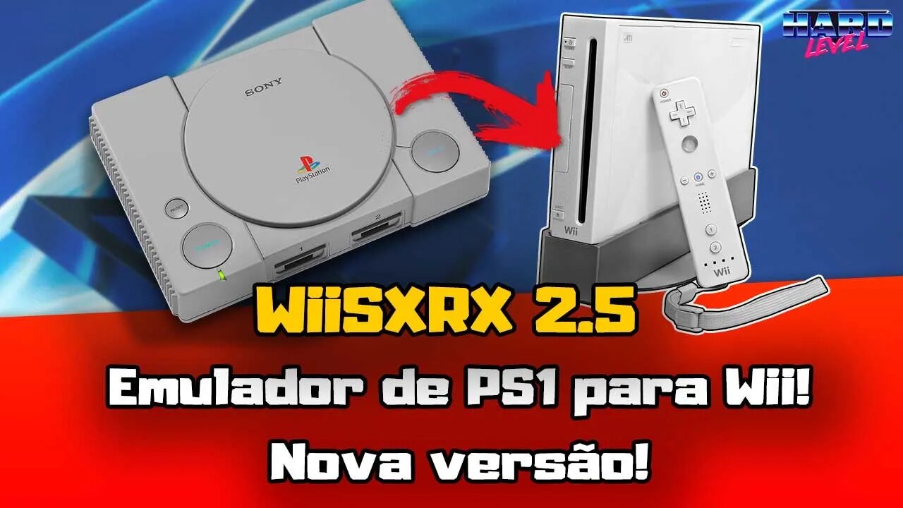 WiiSXRX 2.5 - Emulador de PS1 para Wii, nova versão! Suporte a controles USB!