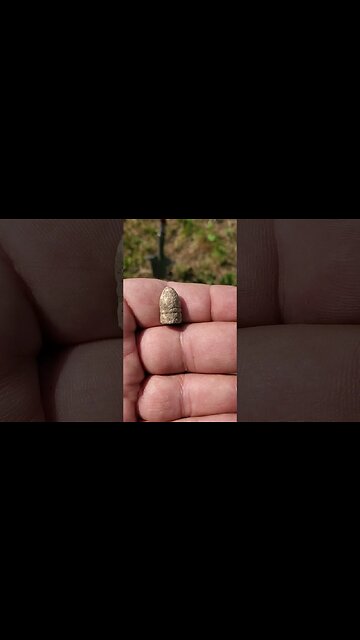 pistol bullet #coins #metaldetecting #trending #civilwar #shorts #silver