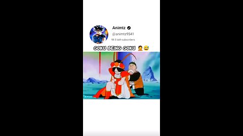 Goku being Goku 😂🤣 (Part-1) #goku #dbz #dbs #savage #viral #roast #db