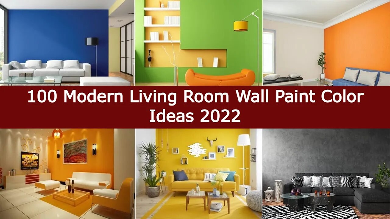 100 Modern Living Room Wall Paint Color Ideas 2022 | Living Room Wall Paint Colour Combination Ideas