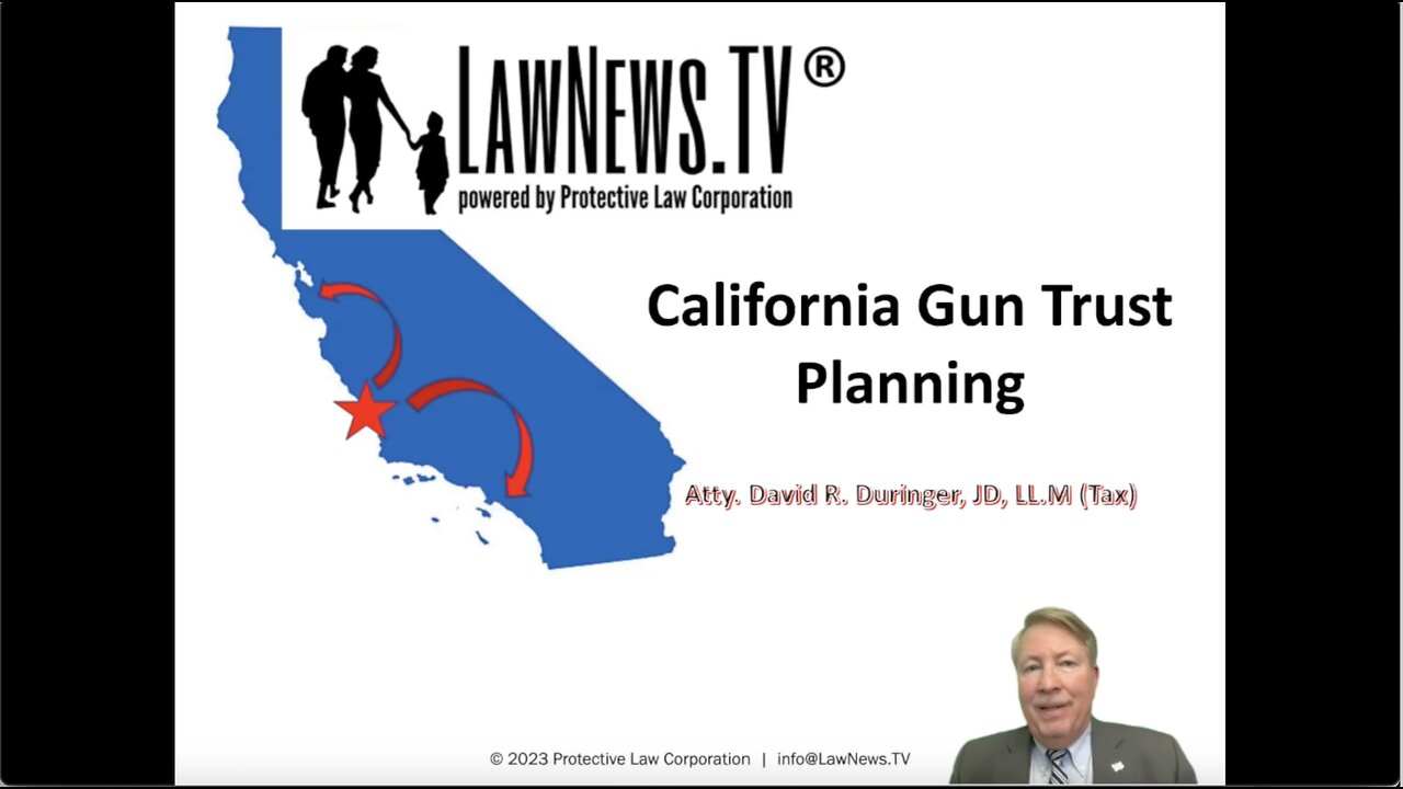 California Gun Trust Planning