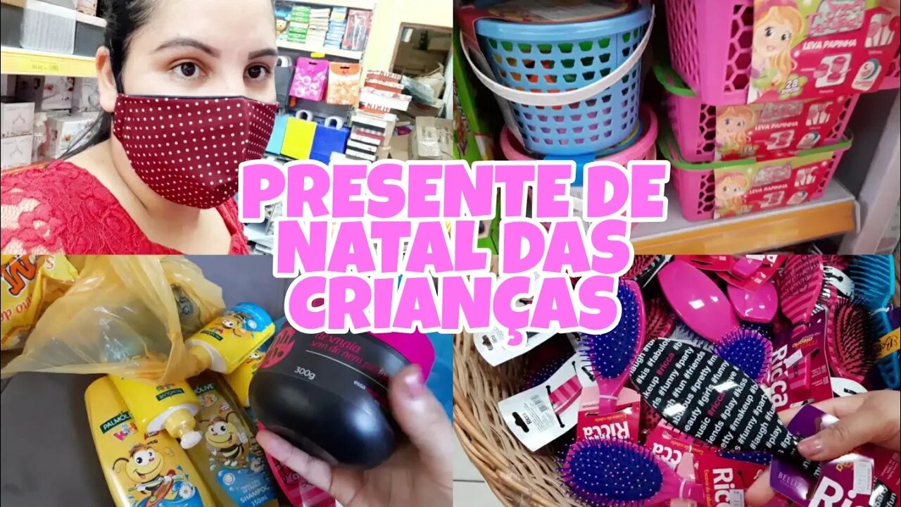 COMPREI O PRESENTE DE NATAL PARA AS CRIANÇAS + FIZ ALMOÇO