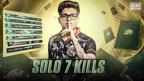 DOMINATION REMAINS SAME | SOLO 7 KILLS | BGMI!