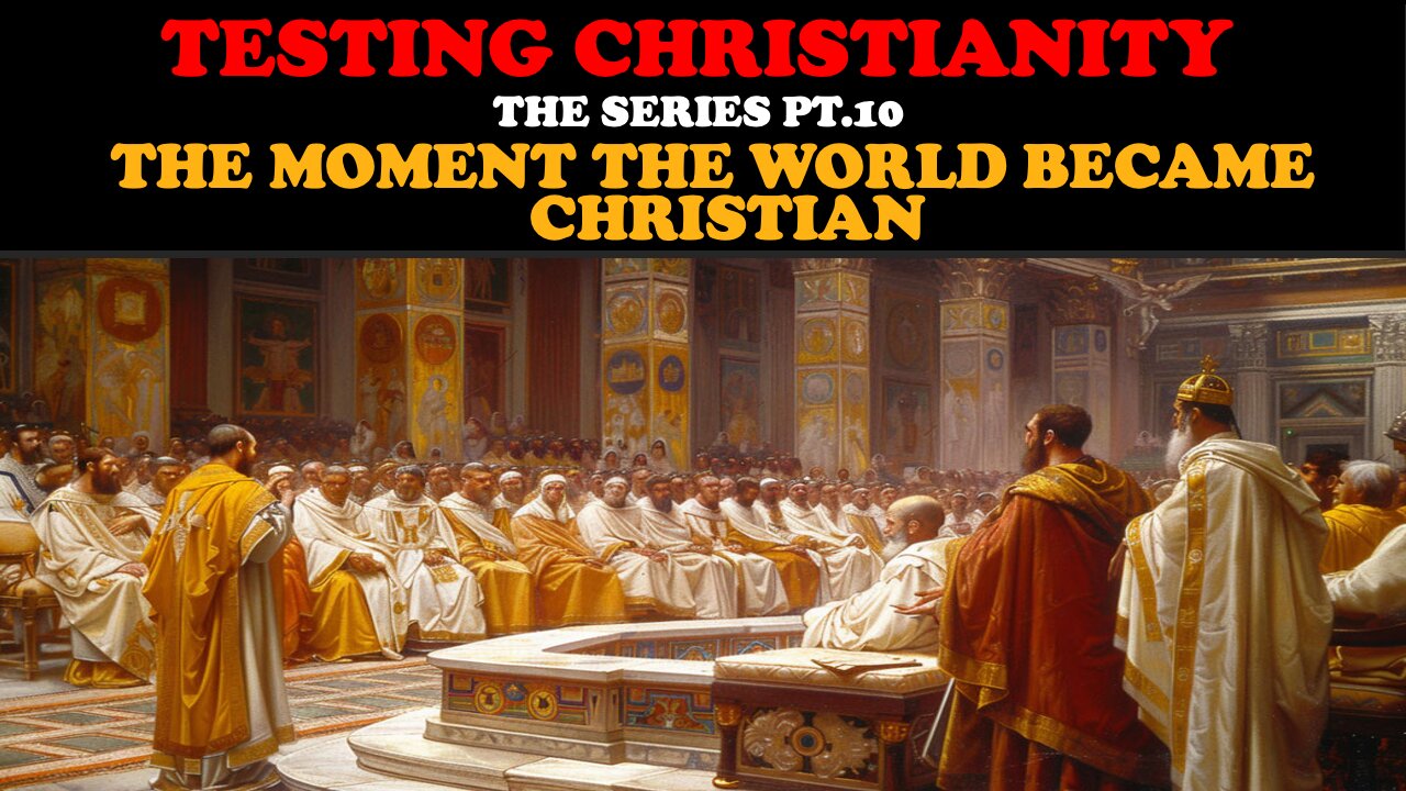 TESTING CHRISTIANITY (PT. 10) THE MOMENT THE WORLD BECAME CHRISTIAN