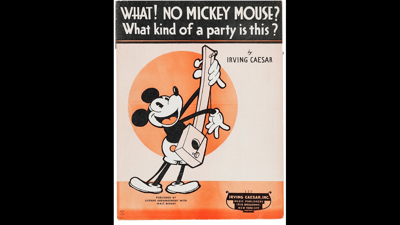 What! No Mickey Mouse? (1932)