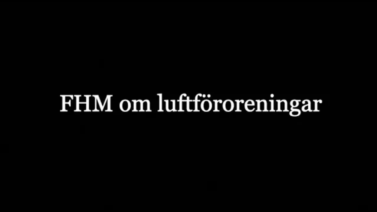 FHM om luftföroreningar. Vad innehåller flygbränsle del 3