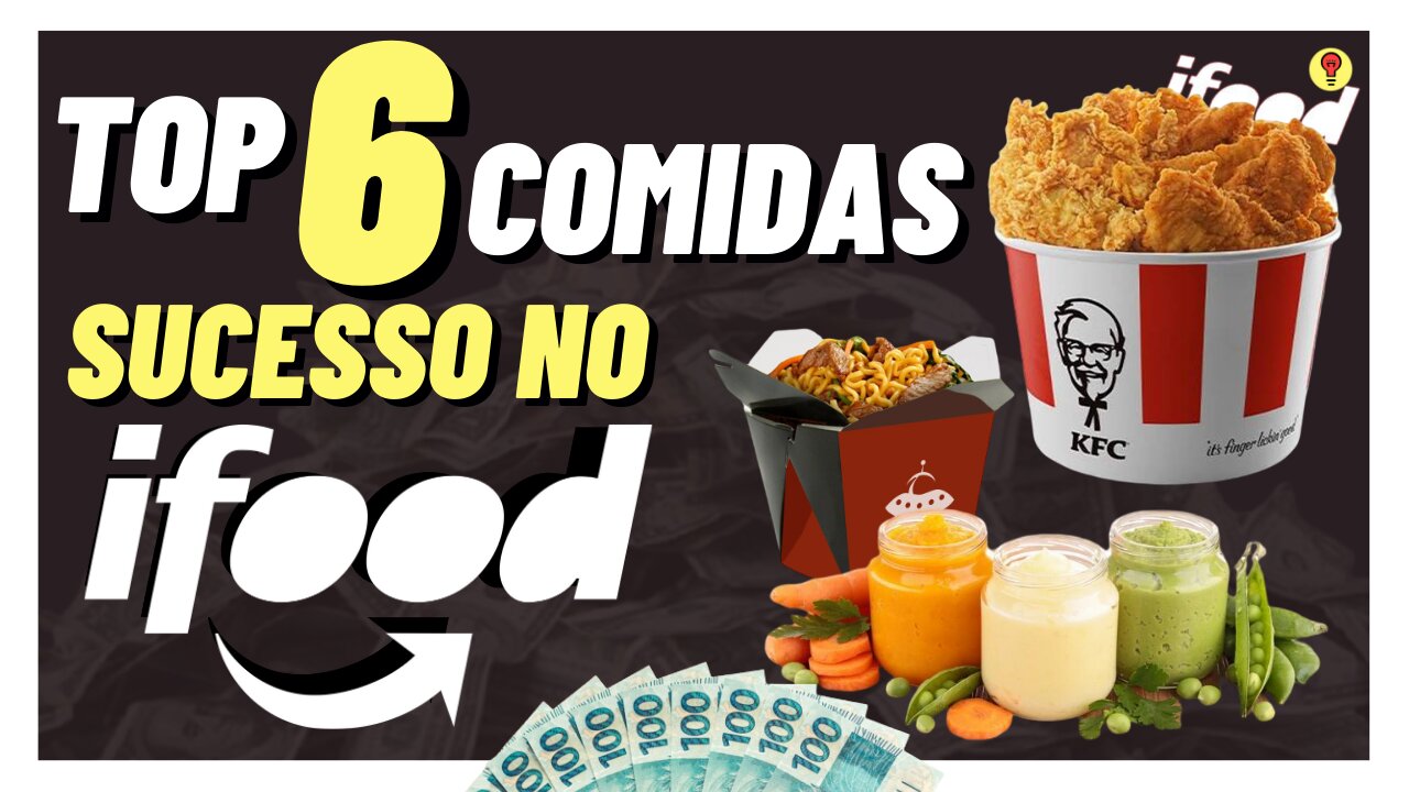 6 COMIDAS DIFERENTES para Vender no Ifood e Ganhar Dinheiro