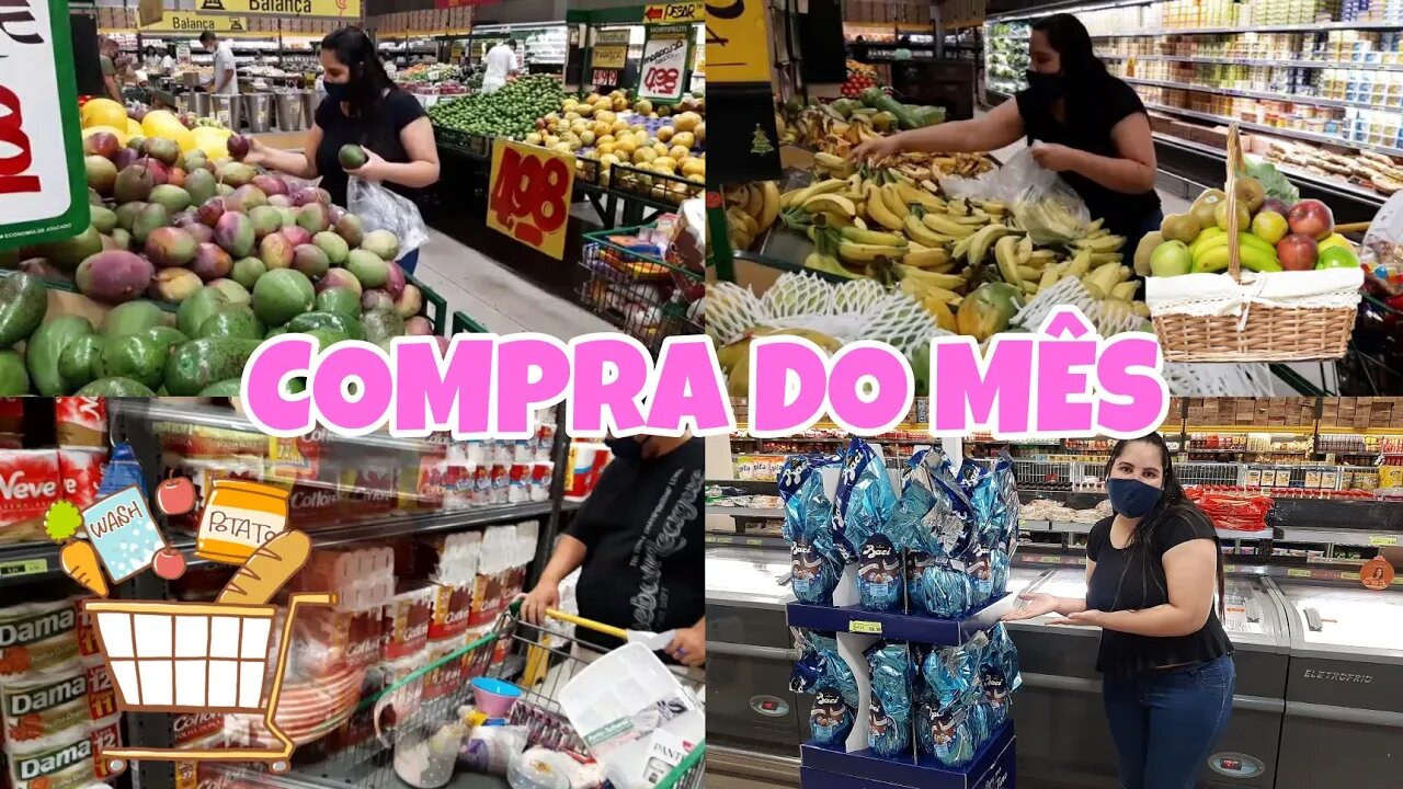 COMPRA DO MÊS + QUANTO DEU